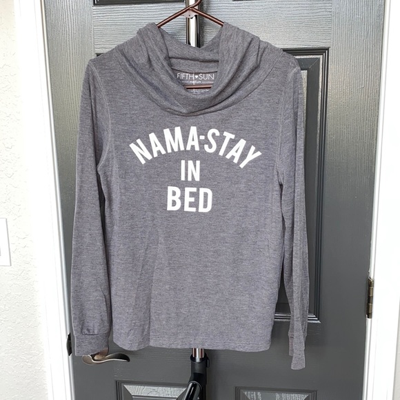Fifth Sun Tops - Fifth Sun Nama-Stay In Bed Sweatshirt Size M